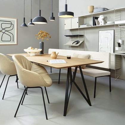 Studio HENK Butterfly Black Eettafel