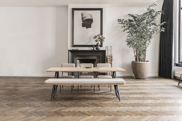 Studio HENK Butterfly Black Eettafel