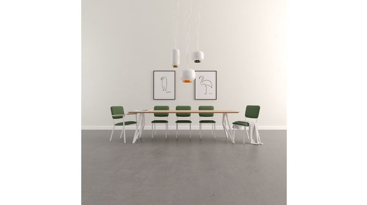 Studio HENK Butterfly White Eettafel