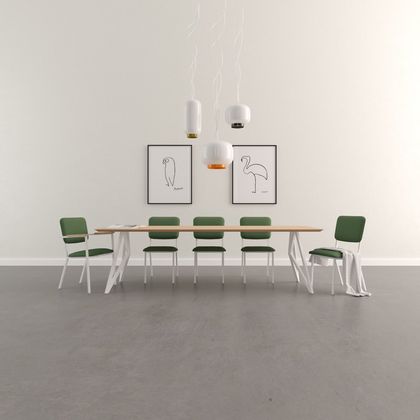 Studio HENK Butterfly White Eettafel