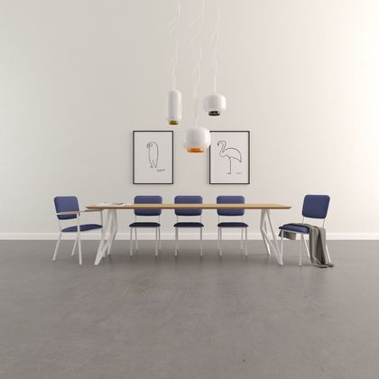 Studio HENK Butterfly White Eettafel