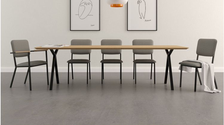 Studio HENK Slim X-type Eettafel