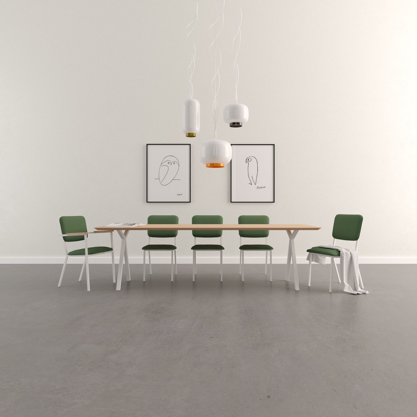 Studio HENK Slim X-type Eettafel