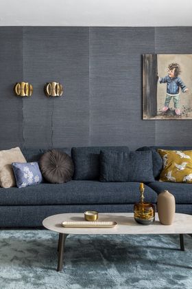 Trendhopper Cowan Blauw Vloerkleed