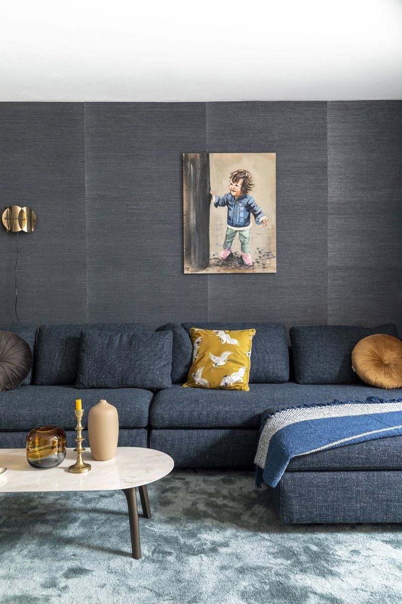 Trendhopper Cowan Blauw Vloerkleed