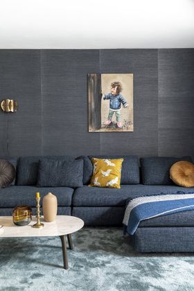 Trendhopper Cowan Blauw Vloerkleed