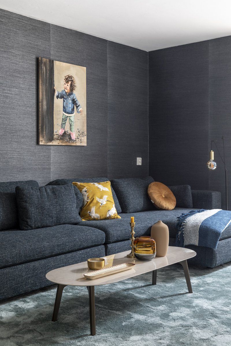 Trendhopper Cowan Blauw Vloerkleed