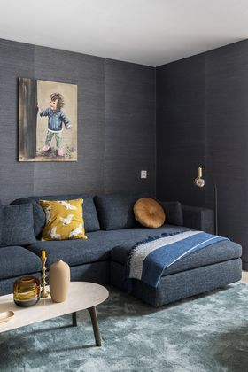 Trendhopper Cowan Blauw Vloerkleed