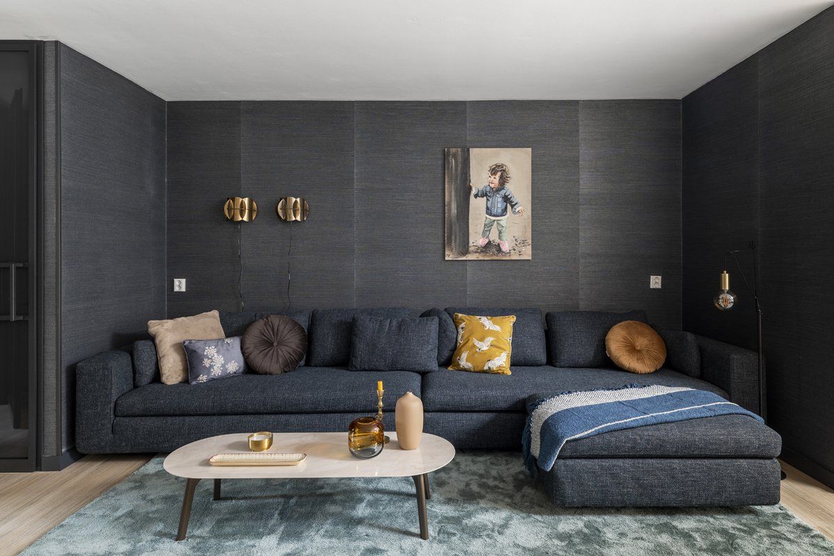 Trendhopper Cowan Blauw Vloerkleed