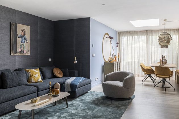Trendhopper Cowan Blauw Vloerkleed