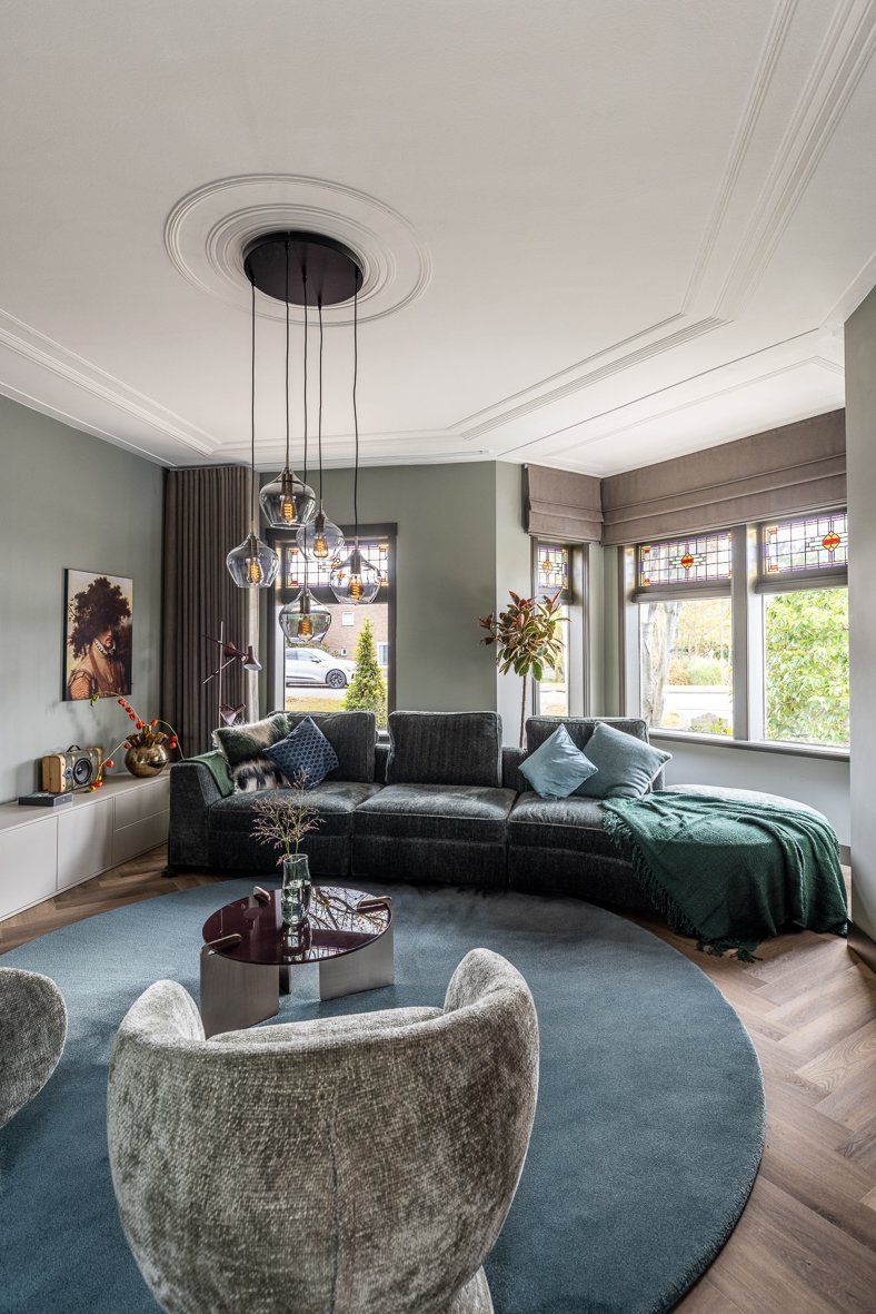 Trendhopper Cowan Rond Vloerkleed