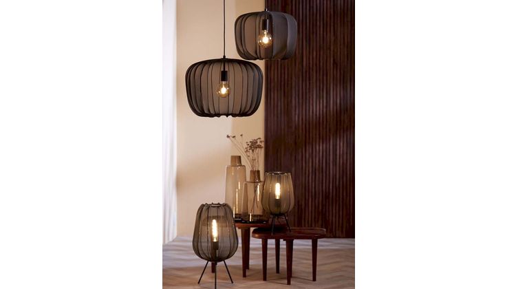 Trendhopper Plumeria Zwart Hanglamp