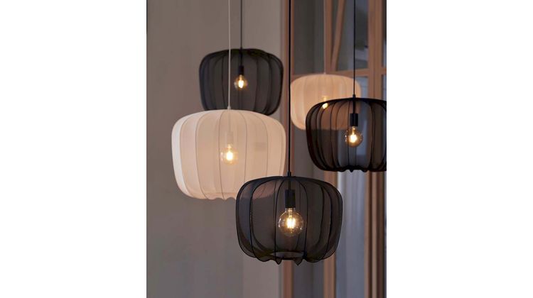 Trendhopper Plumeria Zwart Hanglamp