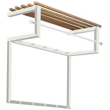 Trendhopper Rimini 10 Wit Wandkapstok