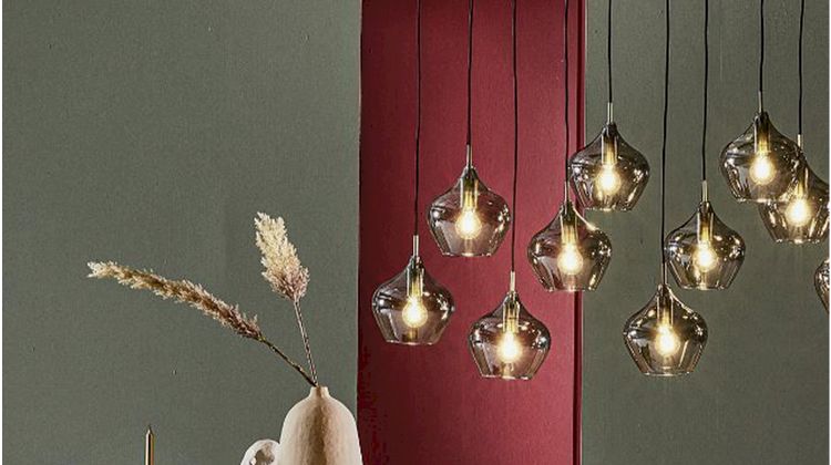 Trendhopper Rolf 10-lichts Hanglamp