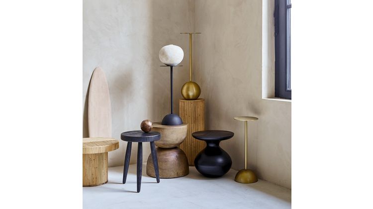 Urban Nature Culture Rattan Bijzettafel