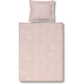 Vandyck Animal Kids Sepia Pink Dekbedovertrek