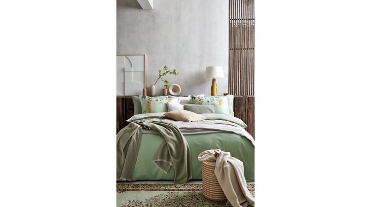 Vandyck Victoria Smoke Green Dekbedovertrek