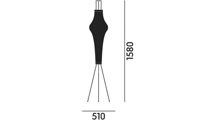 Vitra Akari 14A Vloerlamp