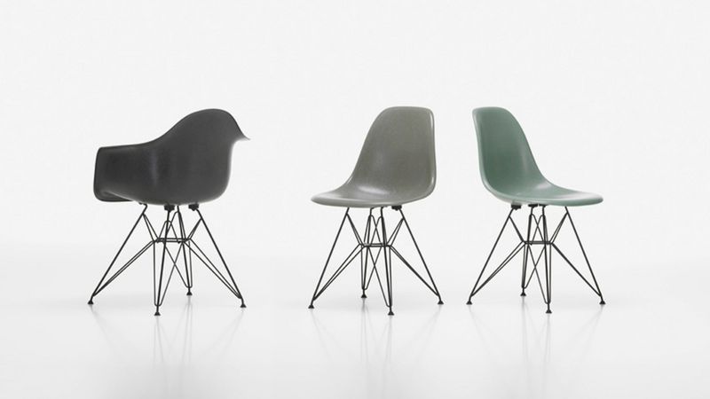 Vitra Eames DSR Fiberglass Eetkamerstoel