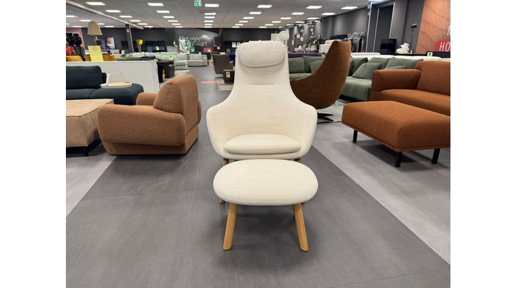 Vitra Hal Outlet Fauteuil + Hocker