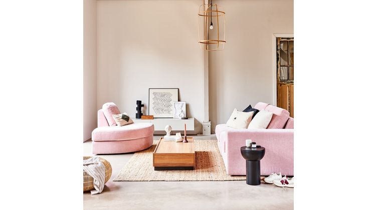 vtwonen Family 1-zits ronde hoek links Elementenbank