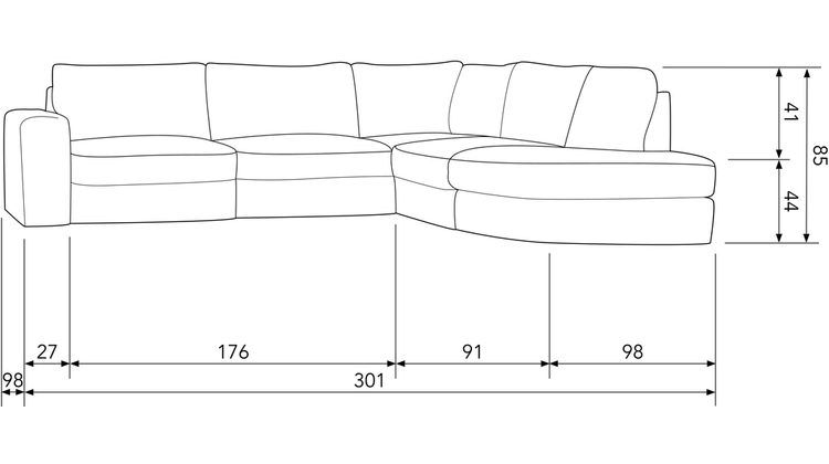 vtwonen Family Hoekbank