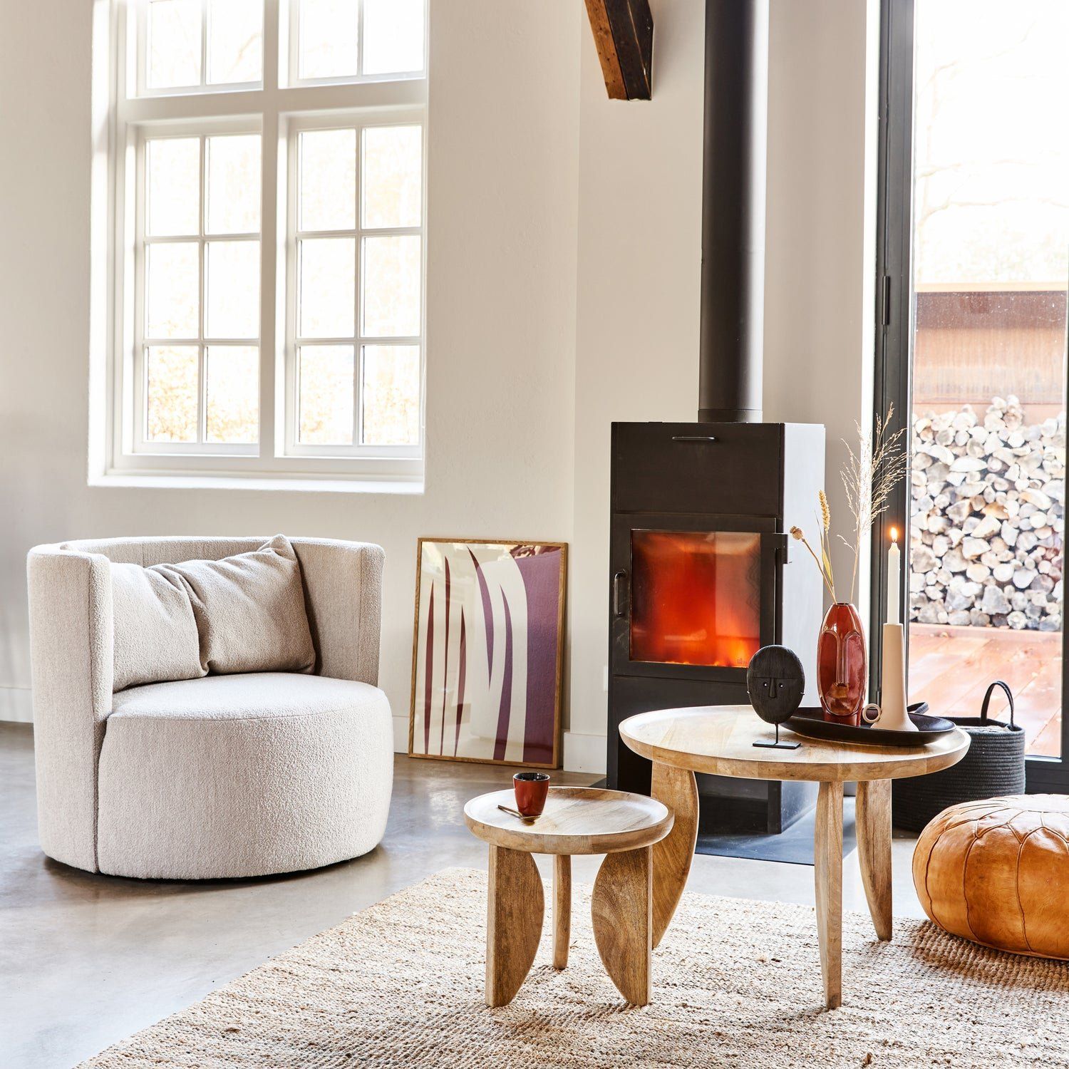 vtwonen High Heels Set van 2 Bijzettafel