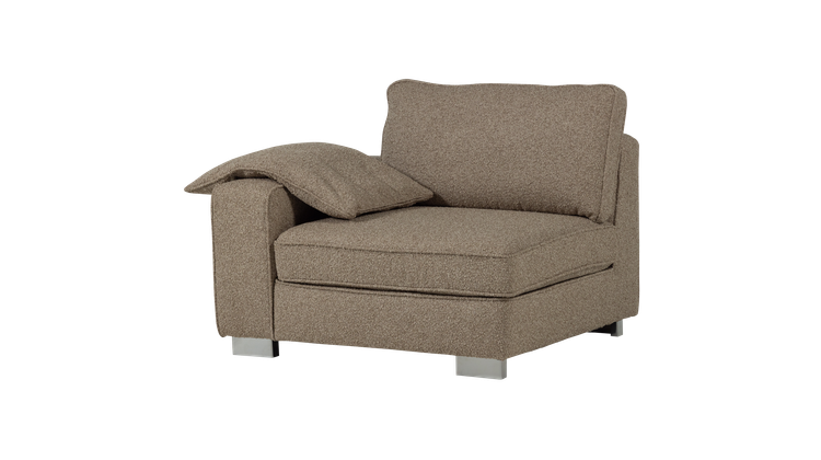 vtwonen Lazy 1-Zits met arm links Elementbank