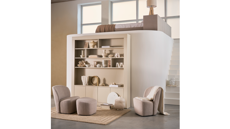 vtwonen Lofty Bouclé Fauteuil