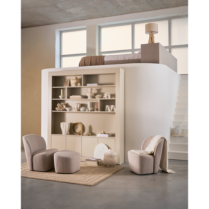 vtwonen Lofty Bouclé Fauteuil
