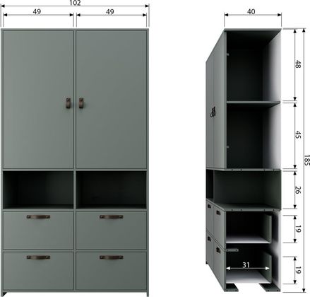 vtwonen Stage Opbergkast