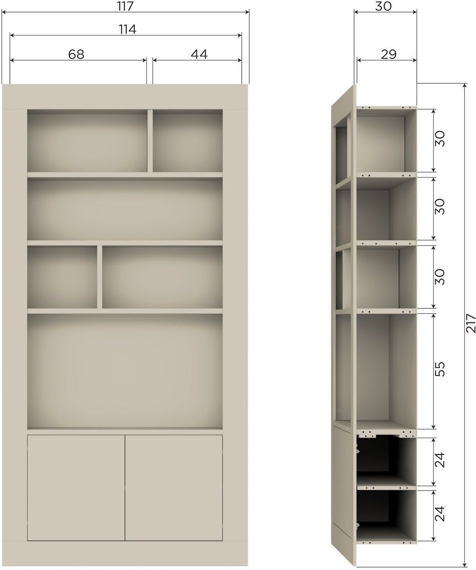 vtwonen Wallcover Vakkenkast