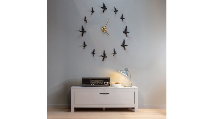 WOOOD Avaler Vogels Set van 4 Wanddecoratie