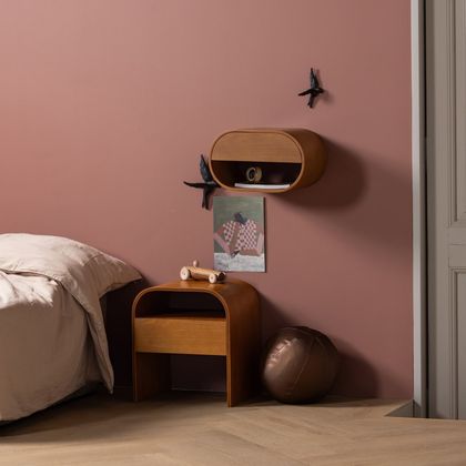 WOOOD Avaler Vogels Set van 4 Wanddecoratie