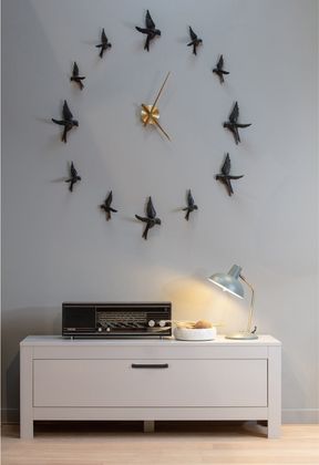 WOOOD Avaler Vogels Set van 4 Wanddecoratie