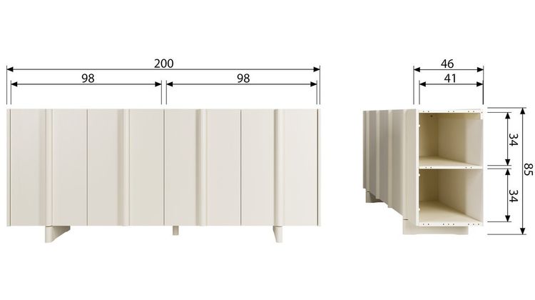 WOOOD Basu Dressoir