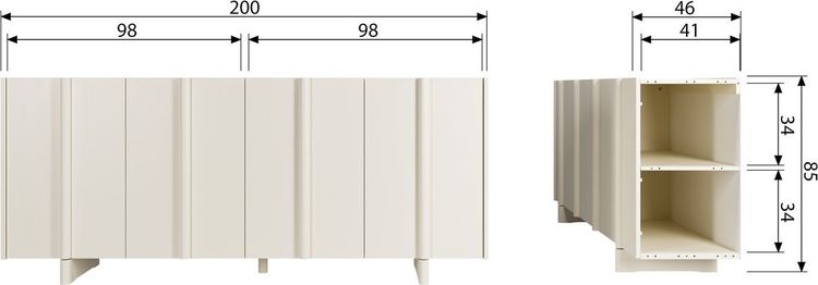 WOOOD Basu Dressoir