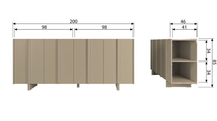 WOOOD Basu Dressoir