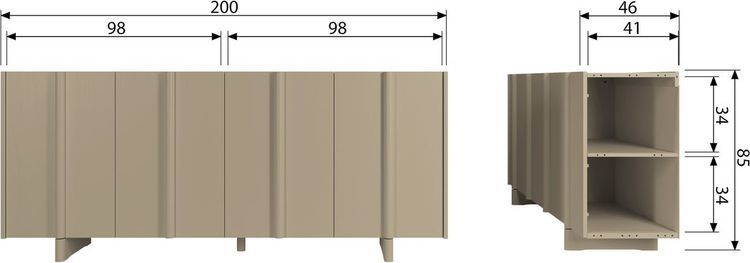 WOOOD Basu Dressoir