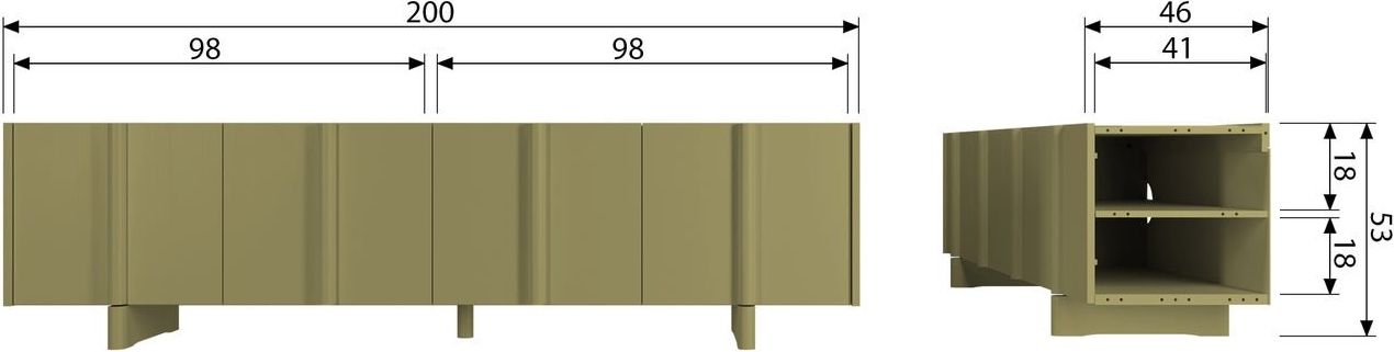 WOOOD Basu TV-meubel