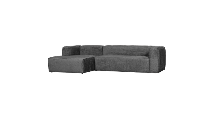 WOOOD Bean Velvet Links Hoekbank