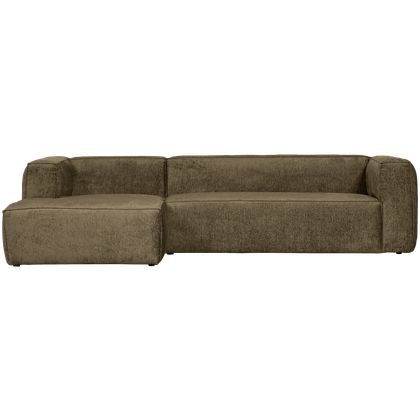 WOOOD Bean Velvet Links Hoekbank