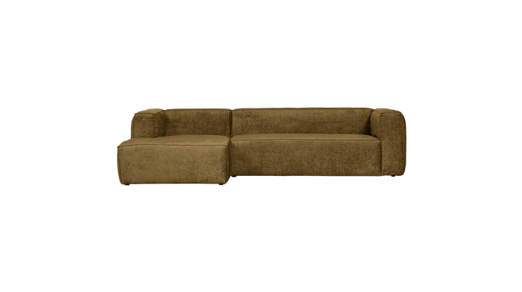 WOOOD Bean Velvet Links Hoekbank