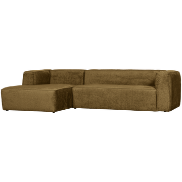 WOOOD Bean Velvet Links Hoekbank
