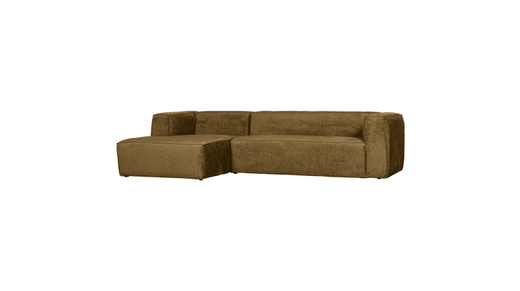 WOOOD Bean Velvet Links Hoekbank