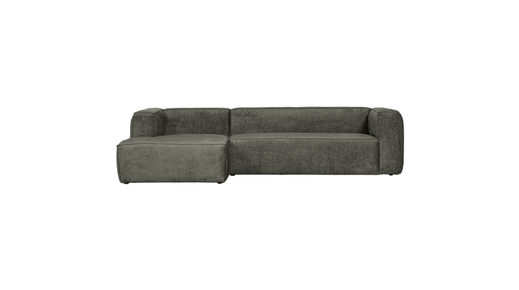 WOOOD Bean Velvet Links Hoekbank