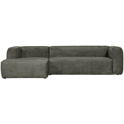 WOOOD Bean Velvet Links Hoekbank