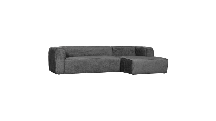 WOOOD Bean Velvet Rechts Hoekbank
