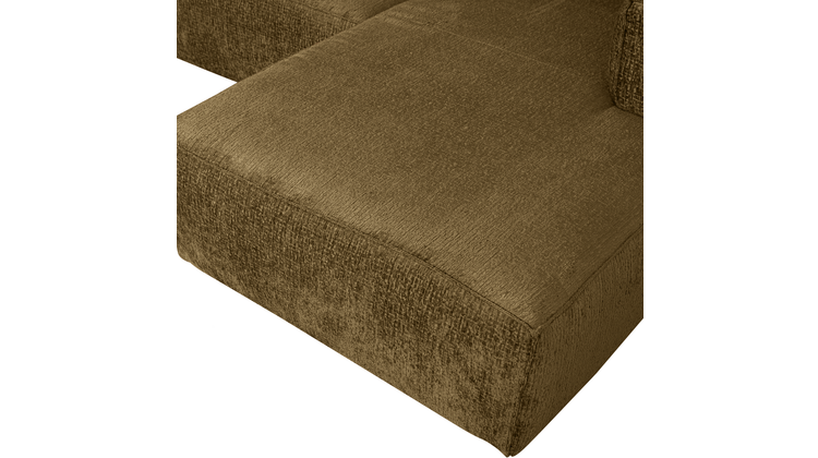 WOOOD Bean Velvet Rechts Hoekbank